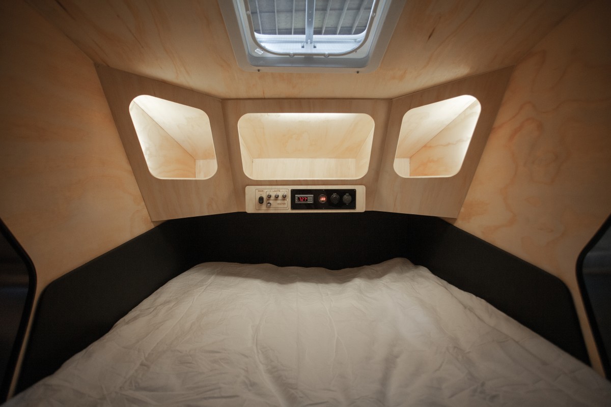 Polydrop says the interior was inspired by a spaceship